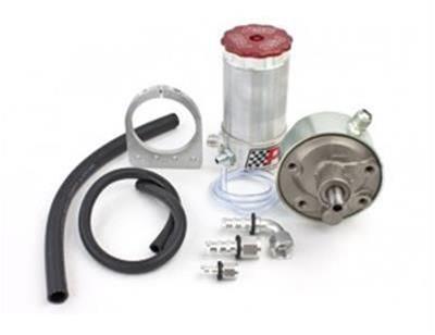 PSC Power Steering Pumps PK1405-12 Pump Kit, Remote-Fed, With Remote Reservoir Kit, 1980 and Up GM with Factory P Pump, 16mm Female O-ring, Kit