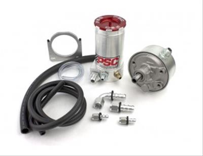 PSC Power Steering Pumps PK1405H Pump, Saginaw P Series, One 16mm Female O-ring Inlet, Two -10 AN Male Threads Outlets, Each