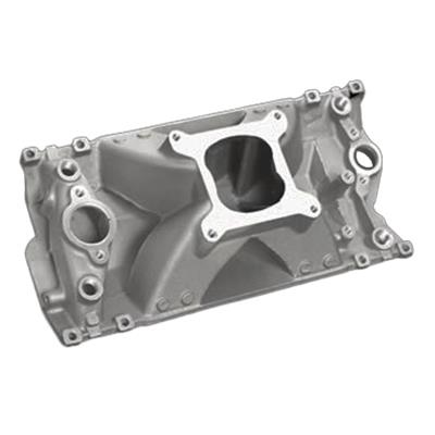 Professional Products Hurricane Plus Intake Manifolds 52033 Manifold, Plus, Carbureted, Aluminum, Natural, Chevy, Small Block, Each