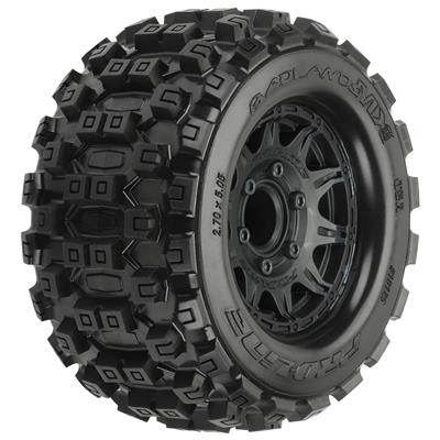 Proline Racing PRO1012510 Pro-Line Badlands MX28 Mounted Wheels