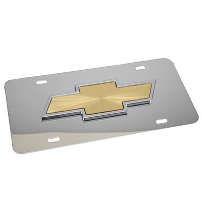 Chevrolet bowtie deals license plate