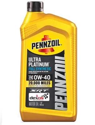 Pennzoil PENZ040UP Pennzoil Ultra Platinum Motor Oil with PurePlus