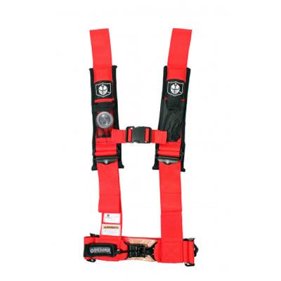 RED PRO ARMOR 5 Point 2/" Harness w// Sewn in Pads Seat belt # A115220RD