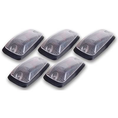Pacer Performance Hi-Five Cab Lights 20-220C Roof Lights, Chevy, GMC, Pickup, Clear Lens, Set of 5