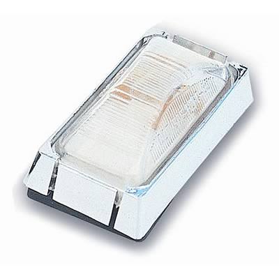 Pacer Performance Dualie-Style Tailgate Lights 20-310R Light, Clear Lens, Chrome Housing, 2.75 in.x 1.5 in., Each