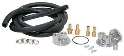 Perma-Cool Oil Filter Relocation Kits 10618 Kit, Single Filter, 3/4-16 in. Threads, 22mm x 1.5 Engine Threads, Kit