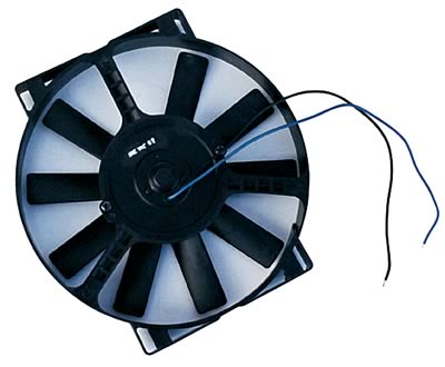 10 Inch 1,000 CFM Proform GM Licensed Electric Fan 141-641 Fan, Single, in. Diameter, Reversible, Black, Nylon, Each