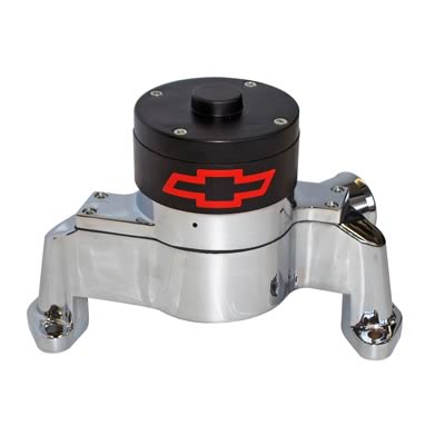 Proform Electric Water Pumps 141-650 Pump, Electric, 35 gpm, Aluminum, Natural, Chevy, Small Block, Each