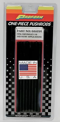 Proform Pushrods 66891C Pushrods, Chromoly, Heat-Treated, 5/16 in. Diameter, Stock Length, Chevy, Small Block, Set of 16 thumbnail 3