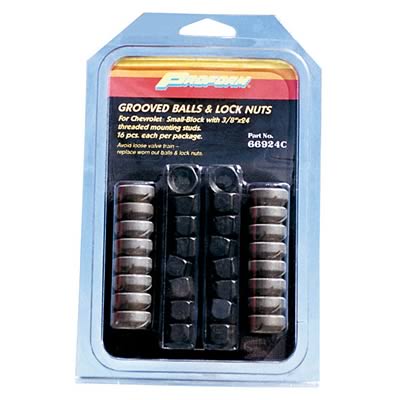 Proform Rocker Arm Pivot Balls and Nuts 66924C Nut Kit, 16 Anti-gall 16 Nuts, Kit