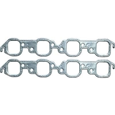 Proform Soft Conforming Aluminum Header Gaskets 67923 Exhaust Gaskets, Header, Aluminum, Square Port, Chevy, Big Block, Pair