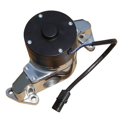 Proform Electric Water Pumps 68220P Pump, Electric, 35 gpm, Aluminum, Polished, Ford, Small Block, Includes Hose Adapter, Each