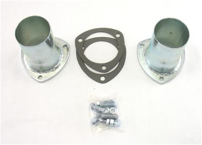 Patriot Collector Reducers with 3 Inch Outlet H7235 Reducers, 3-bolt Flange, Steel, Zinc Finish, 3.5 in. To 3.0 in., 5.0 in. Length, Pair
