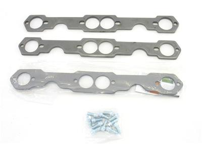 Patriot Header Flange Kits H7864 Flanges, No Stubs, Steel, 0.313 in. Thick, 1.625 in. Round Port, Gaskets, Bolts, Pair