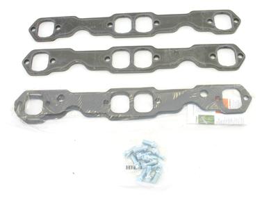 Patriot Header Flange Kits H7894 Flanges, No Stubs, Steel, 0.313 in. Thick, 1.750 in. Port, Gaskets, Bolts, Pair