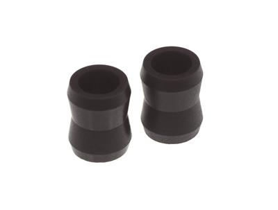 Prothane Universal Shock Bushings - Hourglass - 3/4 ID - Black