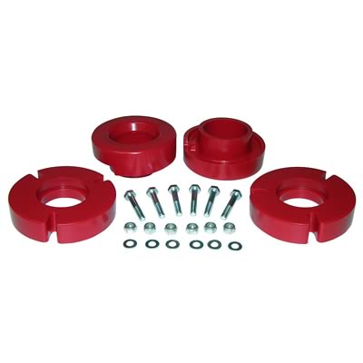 Prothane 04+ Ford F150 Front Coil Spring 2.5in Lift Spacer - Red