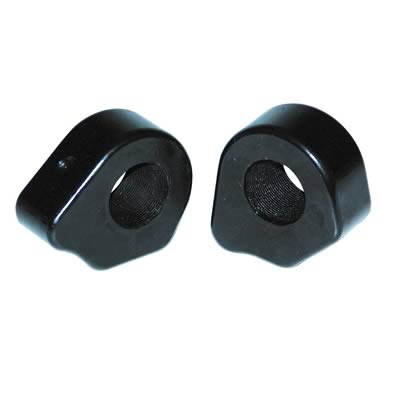 Prothane 02-05 Chevy Trailblazer Front Sway Bar Bushings - 24mm - Black thumbnail 2