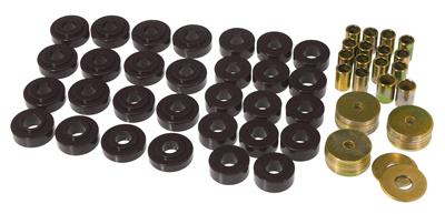 Prothane 65-67 GM Convertible Body Mount Kit - Black