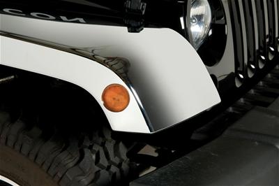 Putco 07-18 Jeep Wrangler Chrome ABS Fender Flares thumbnail 2