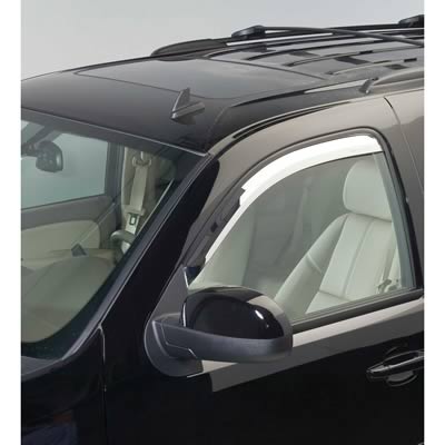 Putco 14-14 Chevrolet Silverado HD - Crew Cab (Front Only) Element Chrome Window Visors thumbnail 2