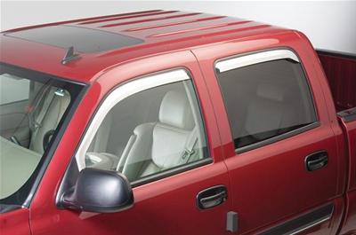 Putco 10-20 RAM 2500/3500 - Quad Cab (Set of 4) Element Chrome Window Visors thumbnail 3