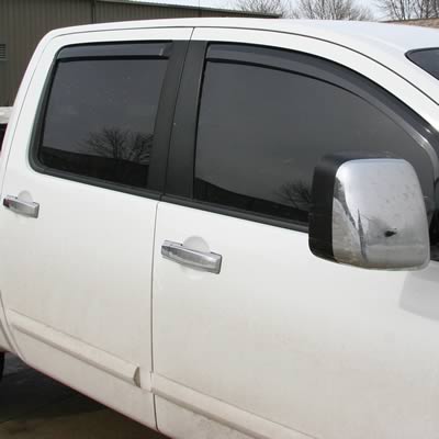 Putco 14-14 Chevrolet Silverado HD - Ext Cab (Set of 4) Element Tinted Window Visors thumbnail 3
