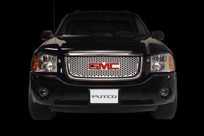 Putco 01-02 GMC Sierra HD w/ Logo CutOut Punch Stainless Steel Grilles thumbnail 3