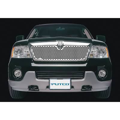 Putco 98-02 Lincoln Navigator Punch Stainless Steel Grilles
