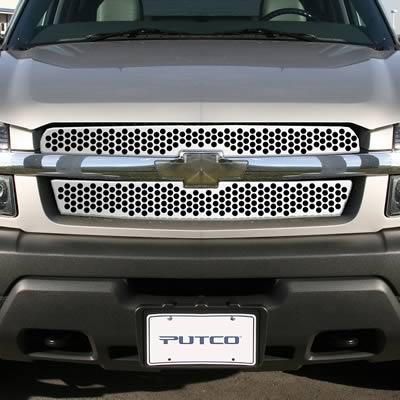 Putco 02-06 Chevrolet Avalanche w/Body Cladding Punch Stainless Steel Grilles