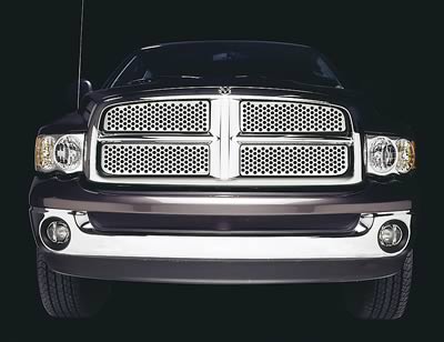 Putco 04-06 Dodge Durango Punch Stainless Steel Grilles