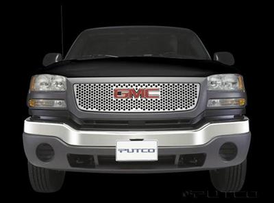 Putco 03-06 GMC Sierra LD/HD - w/ Logo CutOut - Does not Fit Denali Punch Stainless Steel Grilles thumbnail 2