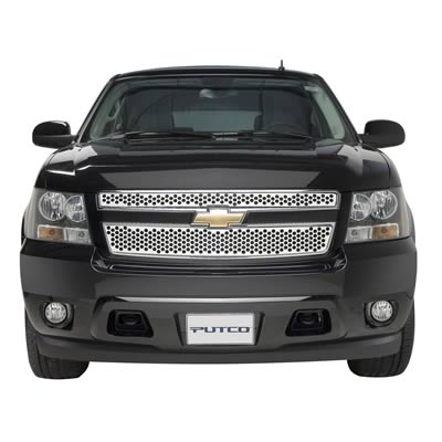 Putco 07-14 Chevrolet Tahoe / Suburban / Avalanche Punch Stainless Steel Grilles