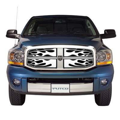 Putco 06-08 Ram 1500/2500/3500- Replacement Flaming Inferno Stainless Steel Grille