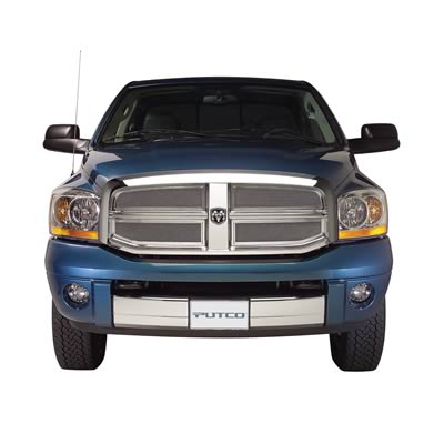 Putco 02-05 RAM 1500 / 2003-2004 RAM 2500-3500 - Replacement Liquid Mesh Grilles