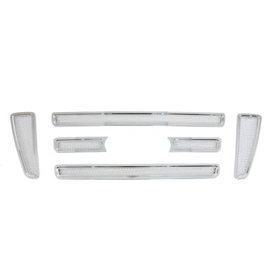 Putco 04-08 Ford F-150 Bar Grille (6-pcs) (Excl Heritage) - Bolt on Liquid Mesh Grilles