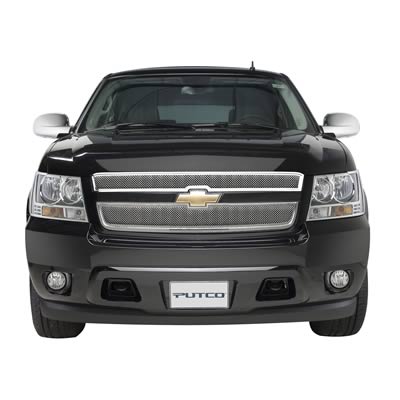 Putco 07-14 Chevrolet Suburban - Bolt on Liquid Mesh Grilles