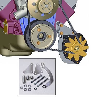 Powermaster 890 Powermaster Alternator Brackets | Summit Racing