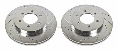 AR8598XPR Drilled and Slotted Rotor Power Stop