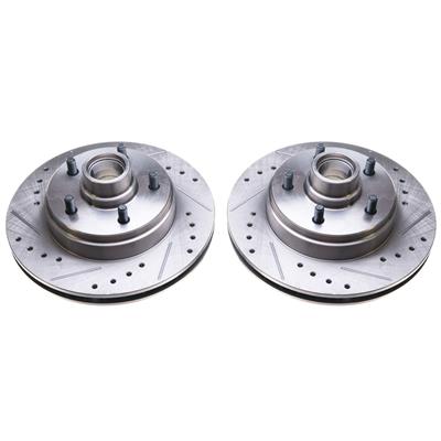 PowerStop AR8212XPR PowerStop Evolution Drilled and Slotted Rotors
