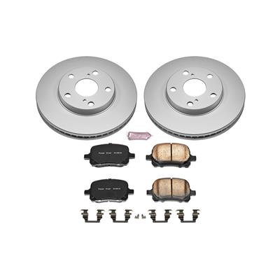 Fit Mercedes-Benz E300 C280 SLK230 Front Rear Blank Brake Rotors+Ceramic Pads