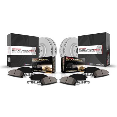 Power Stop KOE6283 Front /& Rear Stock Replacement Brake Kit