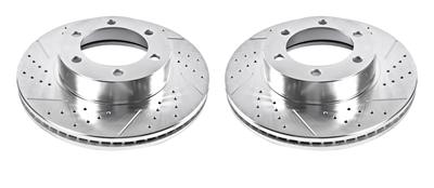 PowerStop JBR935XPR PowerStop Evolution Drilled and Slotted Rotors
