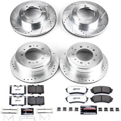 Power Stop 98-07 Lexus LX470 Front & Rear Z36 Truck & Tow Brake Kit (1x psbK1132-36, 1x psbK1134-36) thumbnail 8