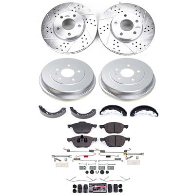 Power Stop 12-18 Ford Focus Front and Rear Z23 Evolution Brake Kit (1x psbK5976, 1x psbKOE15470DK) thumbnail 3
