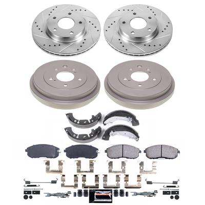 Power Stop 13-19 Nissan Sentra Front and Rear Z23 Evolution Brake Kit (1x psbK6961, 1x psbKOE15475DK) thumbnail 3