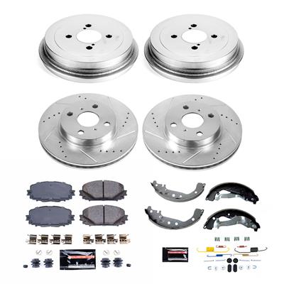 Power Stop 16-18 Toyota Yaris Front & Rear Z23 Evolution Brake Kit (1x psbK7505, 1x psbKOE15479DK) thumbnail 8