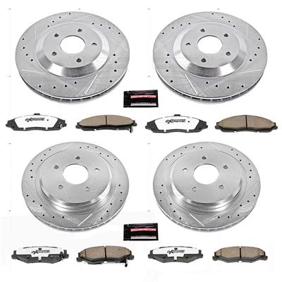 PowerStop K1560-26 PowerStop Z26 Street Warrior Brake Upgrade Kits