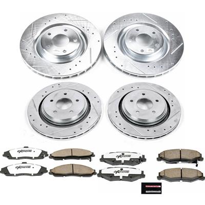 PowerStop K4400-26 PowerStop Z26 Street Warrior Brake Upgrade Kits