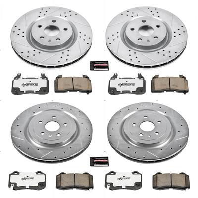 PowerStop K5603-26 PowerStop Z26 Street Warrior Brake Upgrade Kits